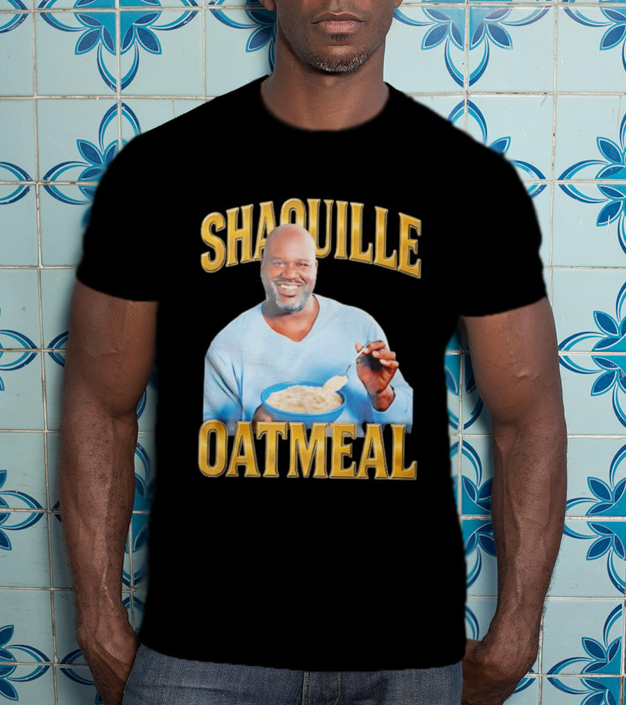 SHAQUILLE OATMEAL Shaq O'Neal Breakfast Cereal Humor T-Shirt