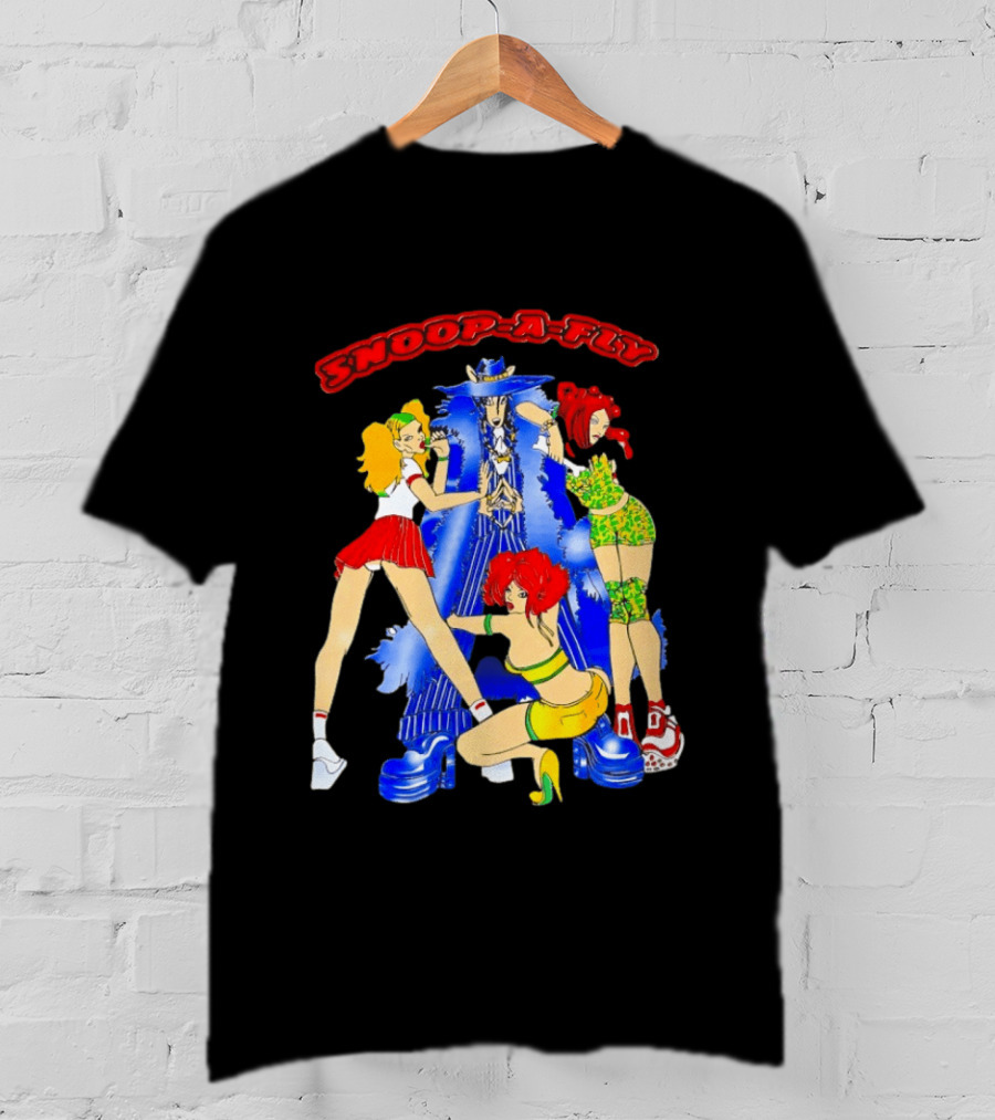 Snoop Doggy Dogg Snoop A Fly Anime Girls Colorful T-Shirt
