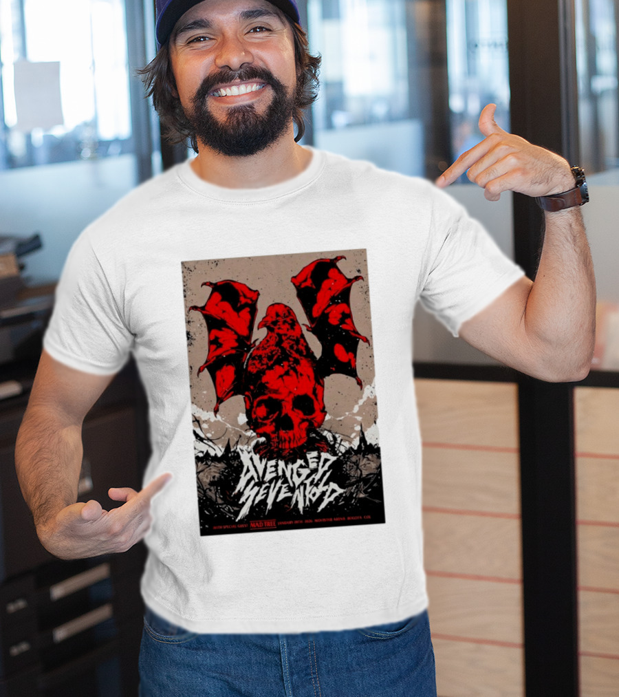 Avenged Sevenfold January 20 2026 Bogota Movistar Arena Mad Tree Special Guest T-Shirt