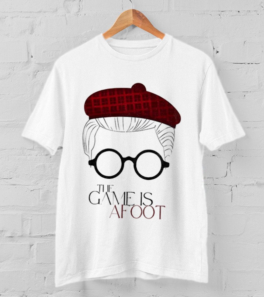 Alan Cumming Traitors The Game Is Afoot Red Beret Glasses T-Shirt
