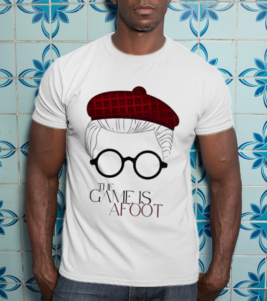 Alan Cumming Traitors The Game Is Afoot Red Beret Glasses T-Shirt