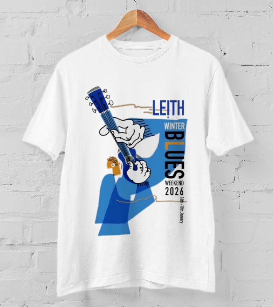 Leith Winter Blues Weekend 2026 Guitar Festival T-Shirt