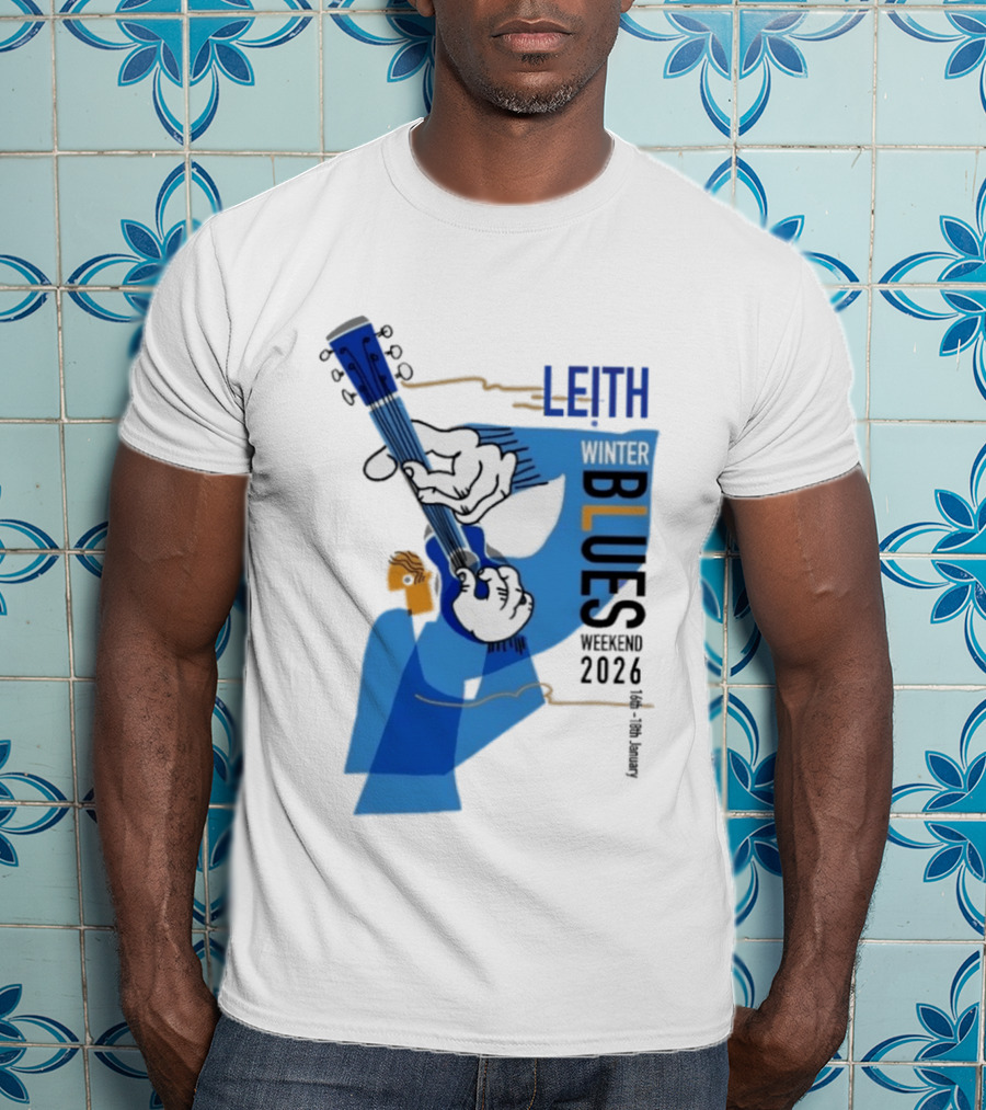 Leith Winter Blues Weekend 2026 Guitar Festival T-Shirt