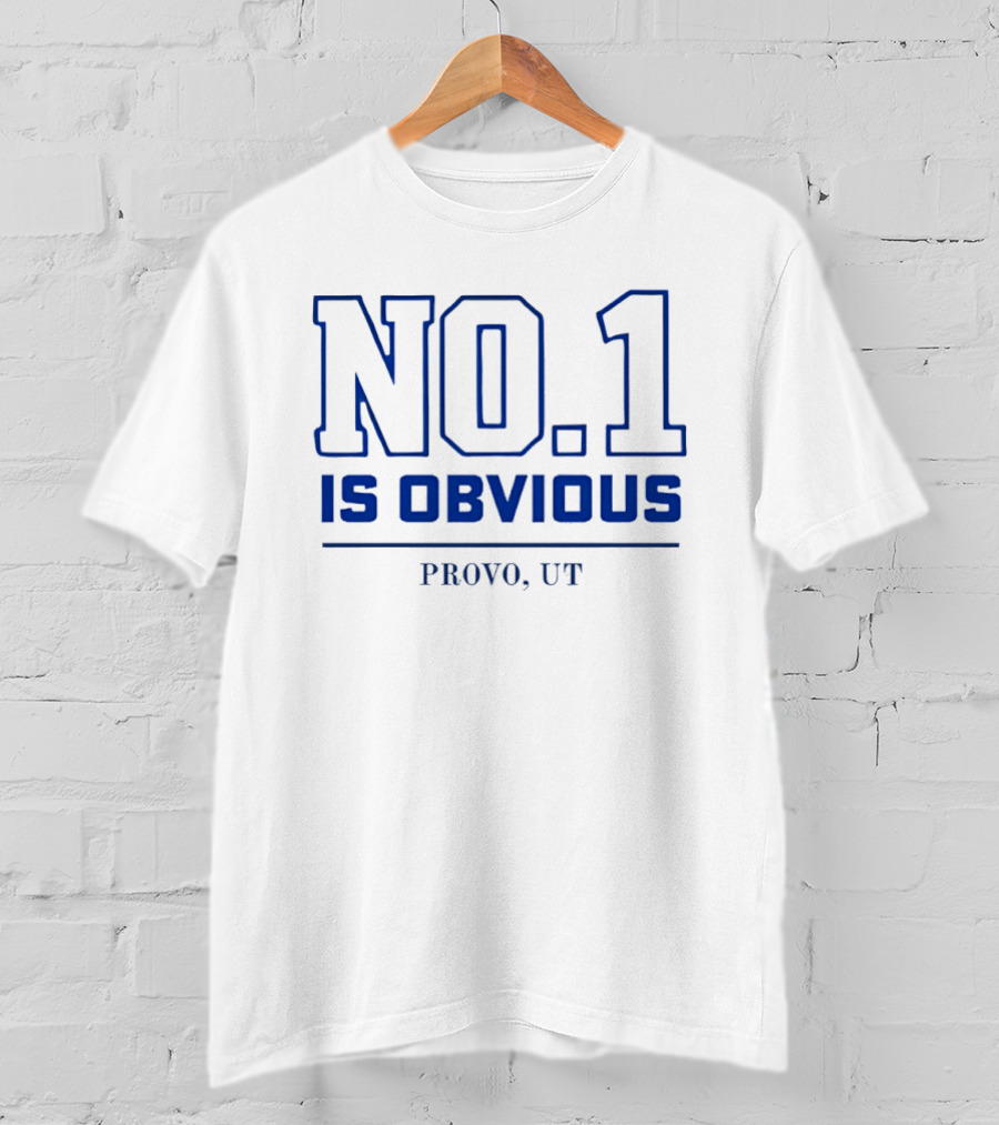 BYU Cougars No 1 Is Obvious Provo UT T-Shirt