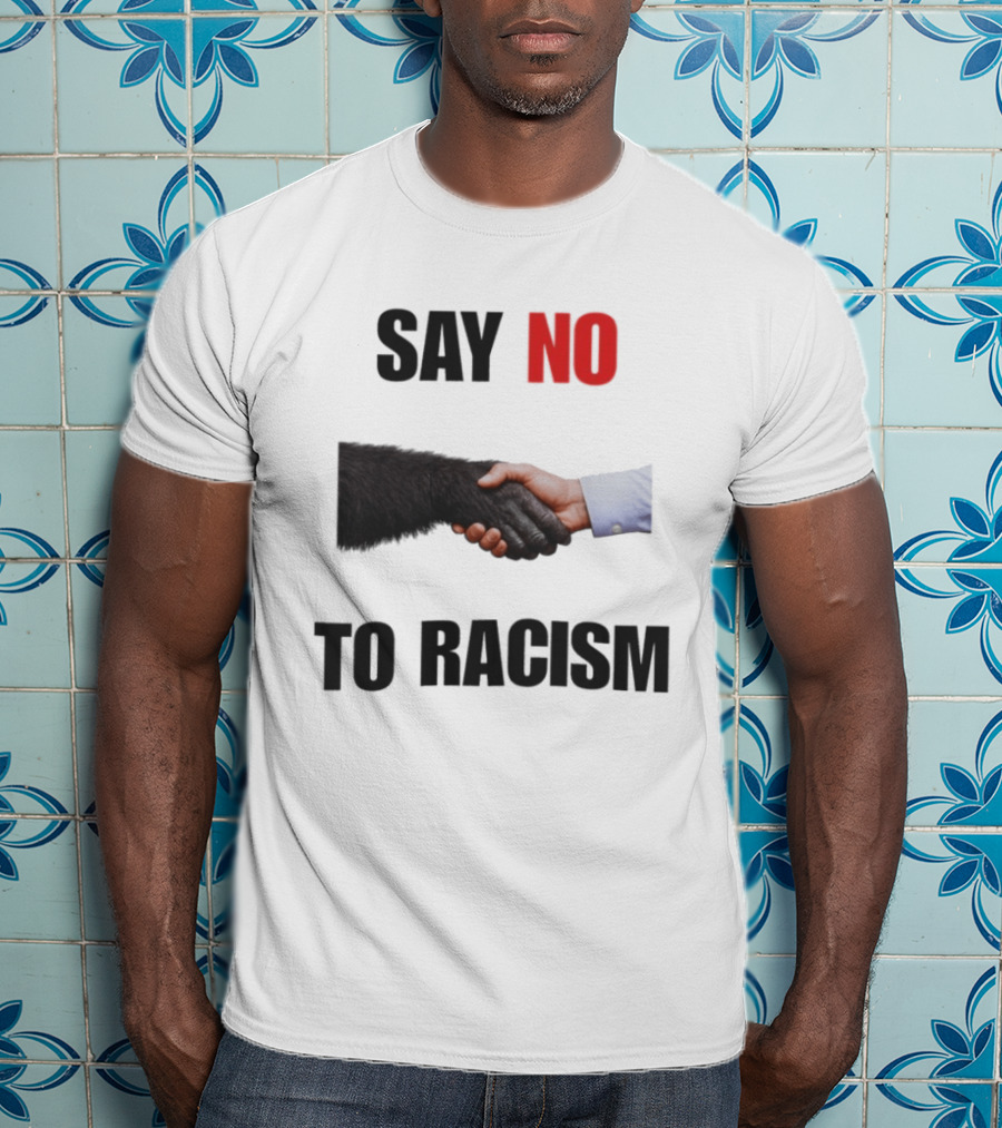 Say No To Racism Handshake Campaign T-Shirt