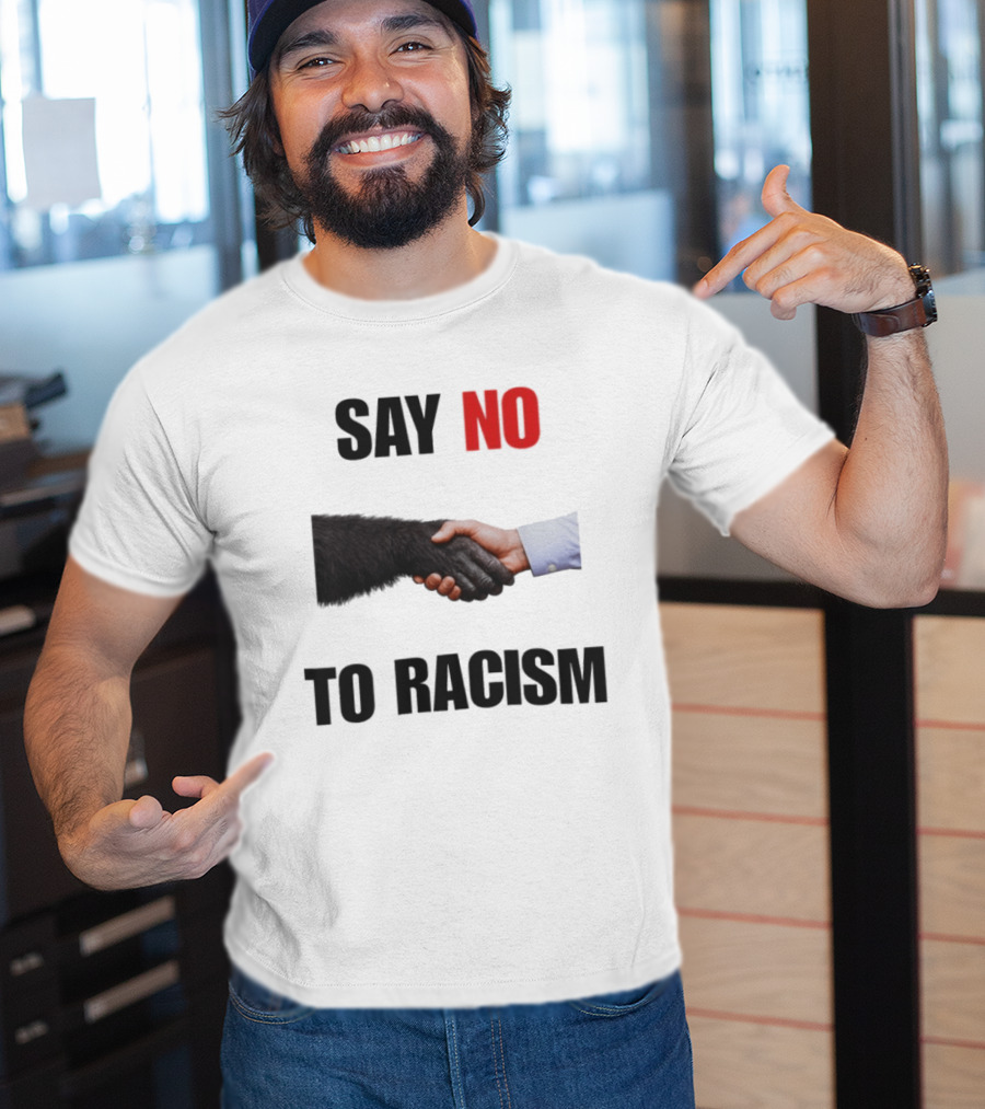 Say No To Racism Handshake Campaign T-Shirt