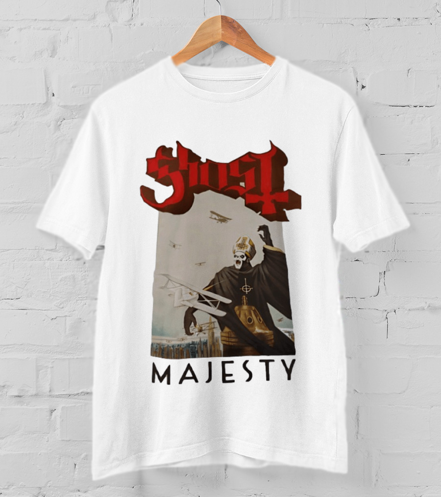 Ghost Papa Emeritus Planes Majesty T-Shirt