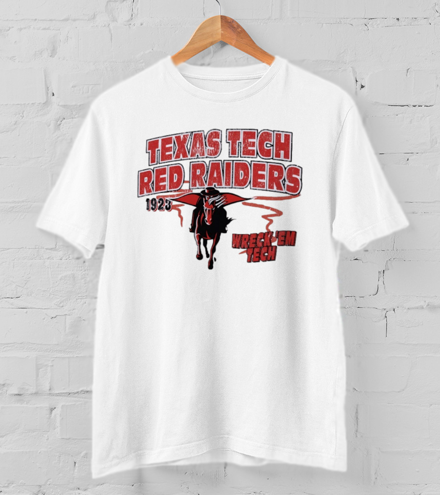 Texas Tech Red Raiders 1923 Wreck 'Em Tech Horse T-Shirt