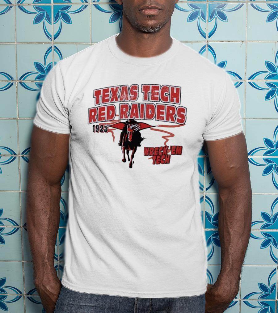 Texas Tech Red Raiders 1923 Wreck 'Em Tech Horse T-Shirt