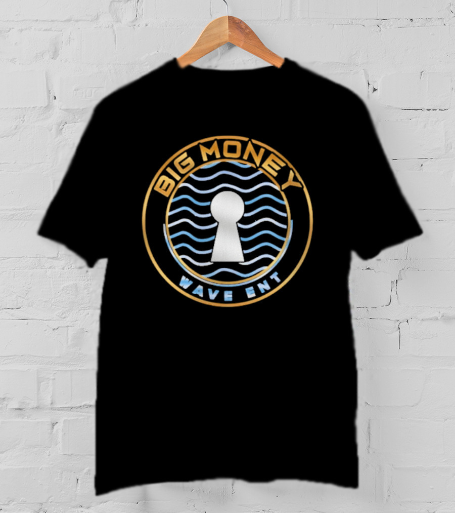 Big Money Wave ENT Keyhole And Wave Circle T-Shirt