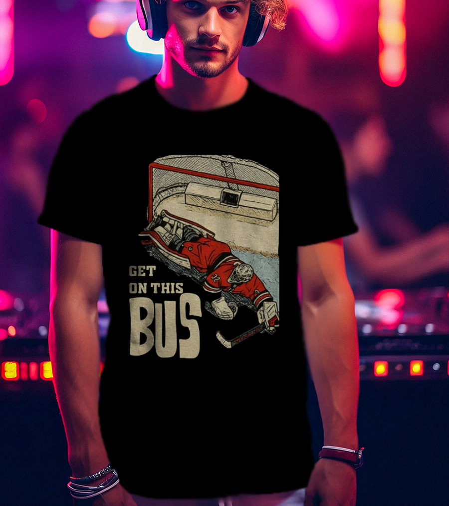 Brandon Bussi Carolina Hurricanes Get On This Bus NHL T-Shirt