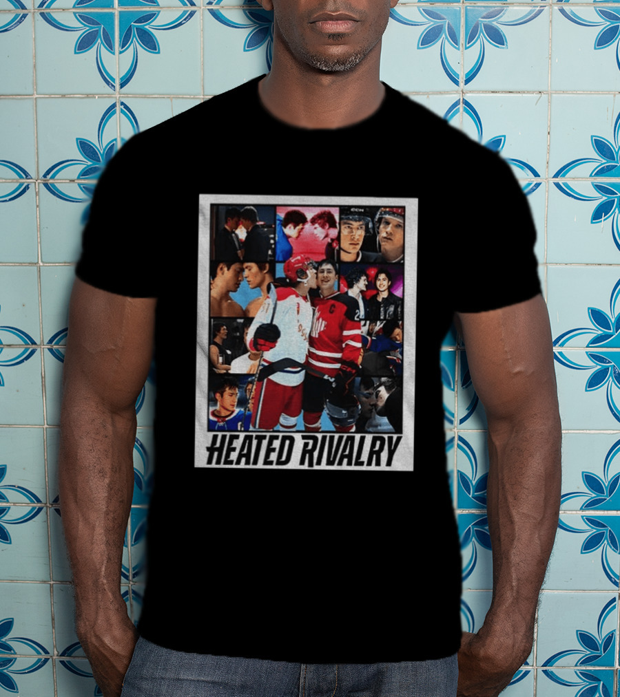 Ilya Rozanov Shane Hollander Heated Rivalry Hockey Collage Fan T-Shirt