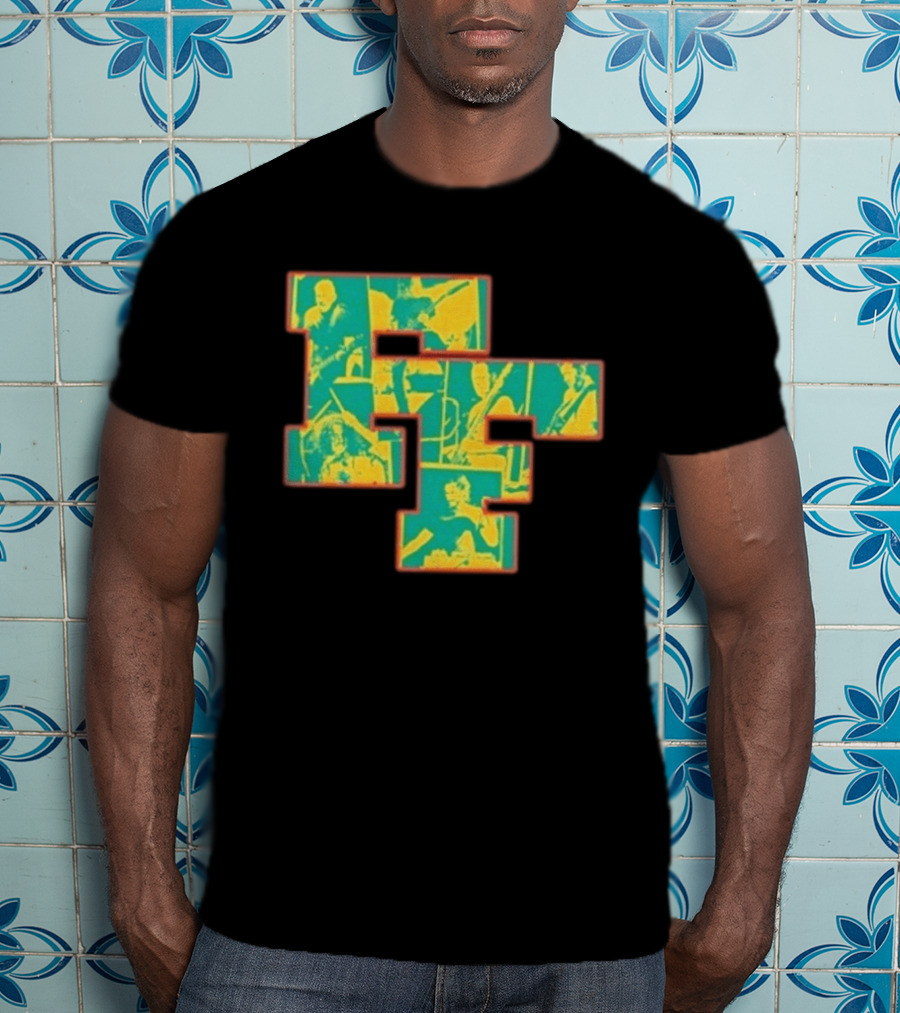 Foo Fighters 2026 FF Tasmania Tour Collage Imagery Of Band Members T-Shirt