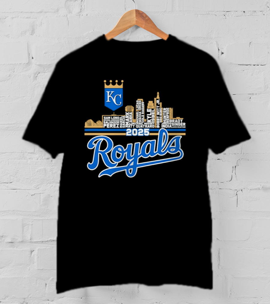 Kansas City Royals 2025 KC Skyline Royals T-Shirt