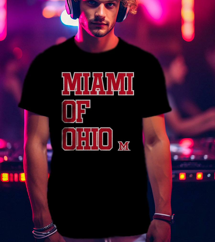 Miami Of Ohio RedHawks Basketball M T-Shirt