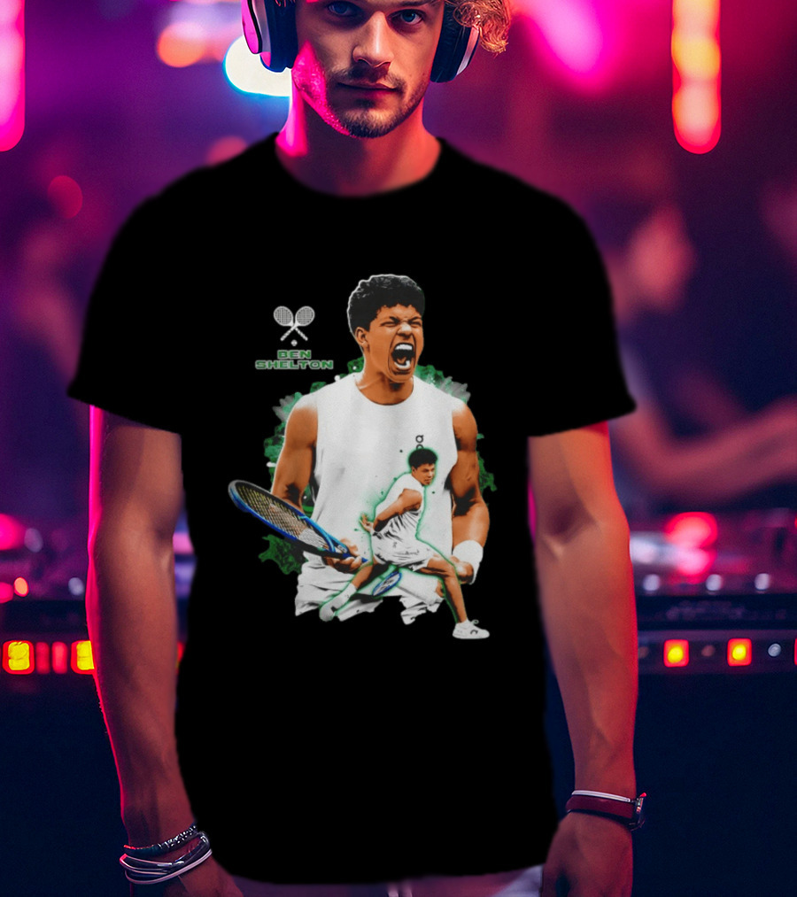 Ben Shelton Tennis Aura Athlete T-Shirt