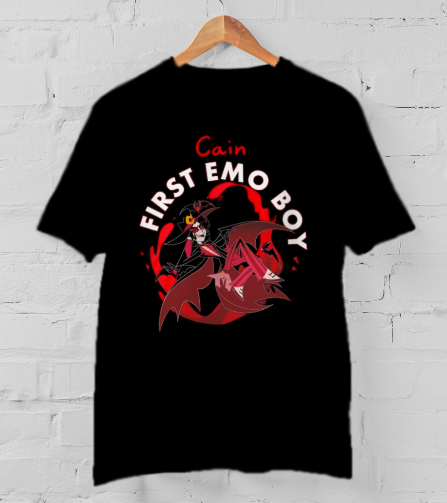 Cain First Emo Boy Hazbin Hotel T-Shirt