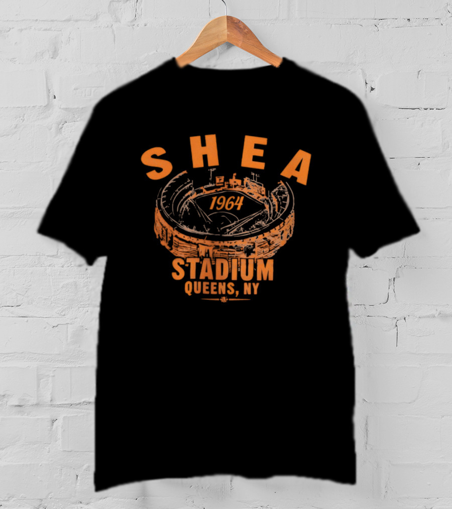 Shea 1964 Stadium Queens NY Baseball Heritage T-Shirt