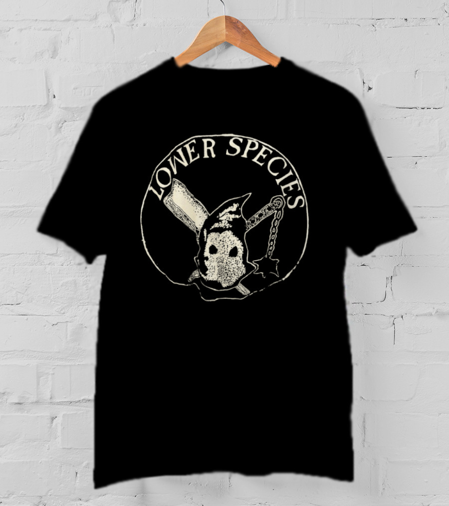 Lower Species Skull With Bat And Chain T-Shirt