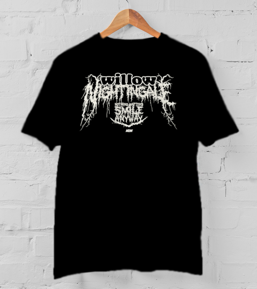 Willow Nightingale Nothing Matters Smile Anyway Grunge T-Shirt