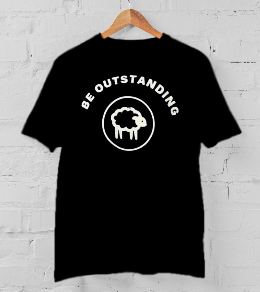 Be Outstanding Sheep Circle T-Shirt