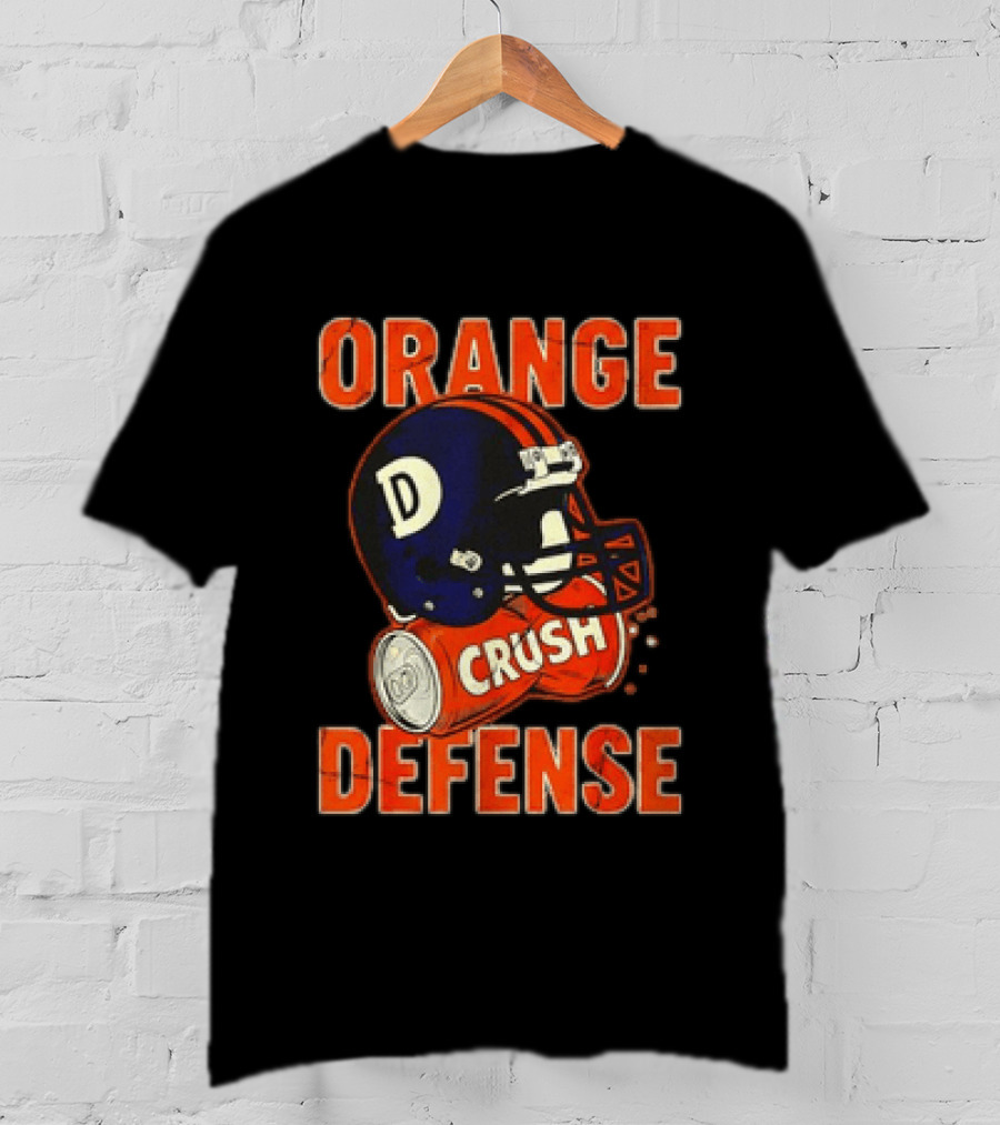 Orange Crush Defense Helmet Denver Broncos Football T-Shirt