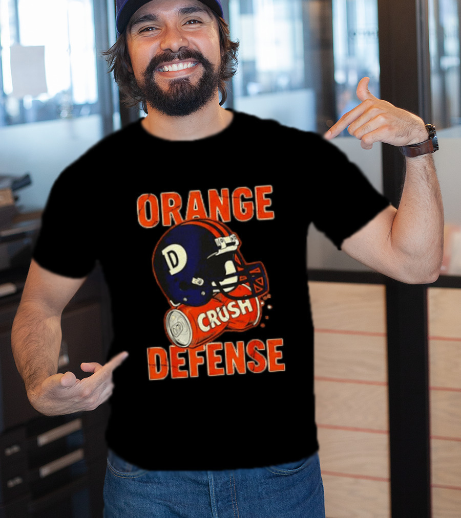 Orange Crush Defense Helmet Denver Broncos Football T-Shirt