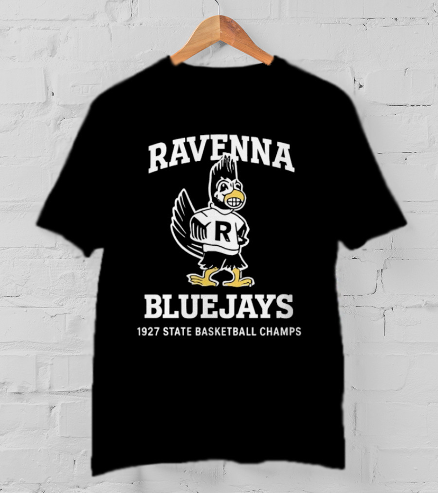 Ravenna Blue Jays 1927 State Basketball Champs T-Shirt