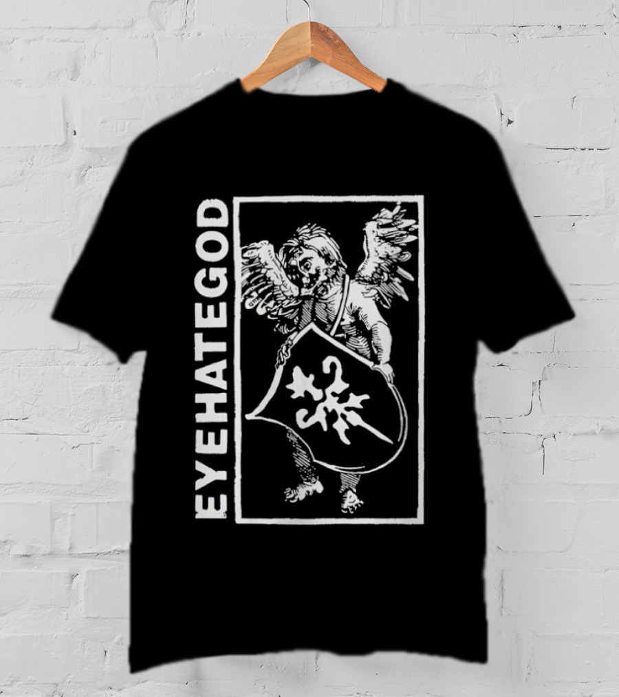Eyehategod Xan Angel Holding Shield T-Shirt