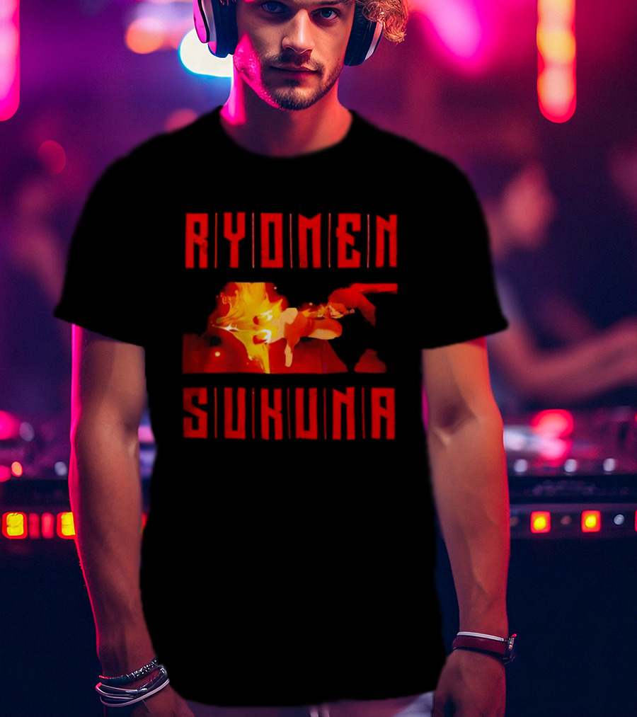 Ryomen Sukuna Jujutsu Kaisen Anime Character Power Display T-Shirt