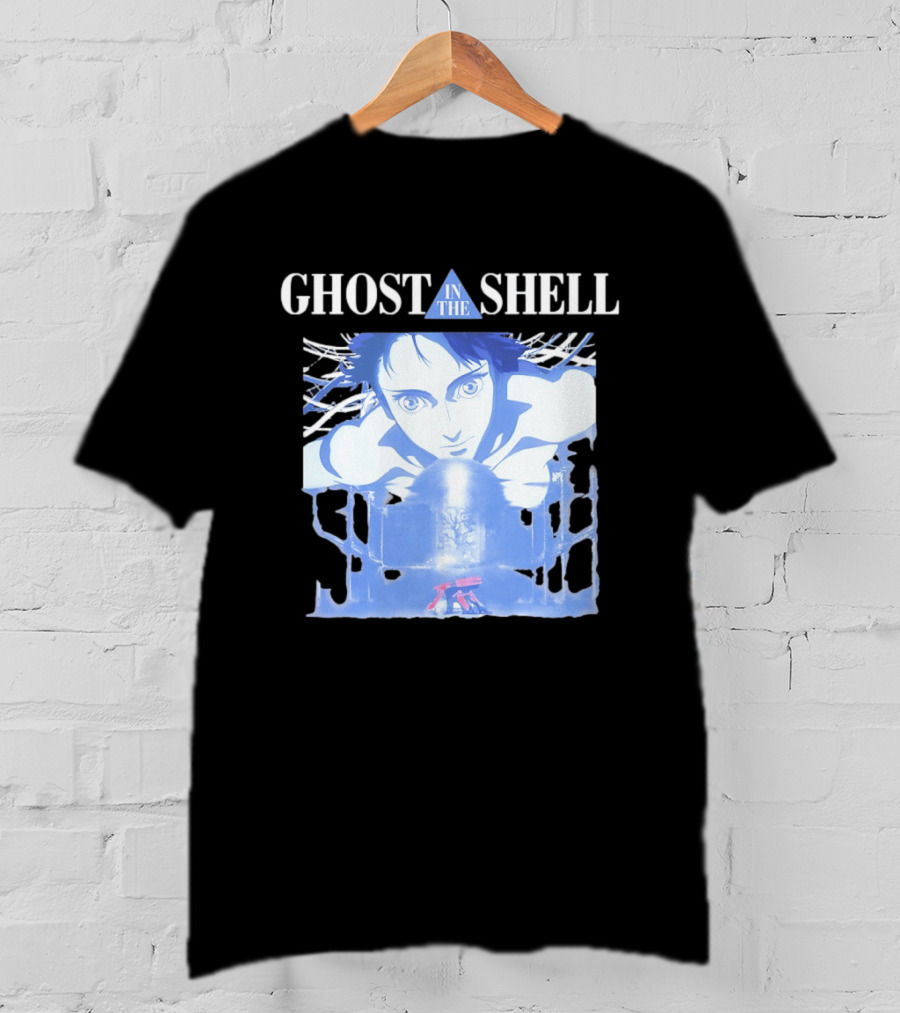 Ghost In The Shell Puppet Master Anime Character And Title T-Shirt