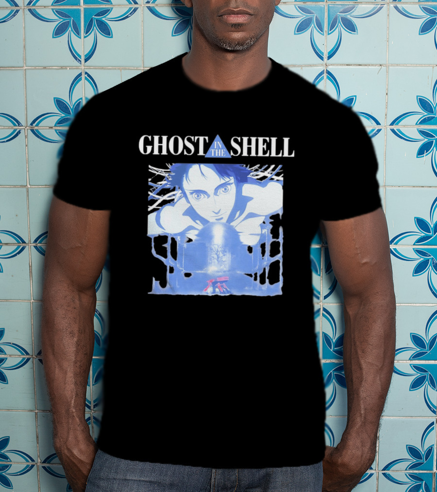 Ghost In The Shell Puppet Master Anime Character And Title T-Shirt