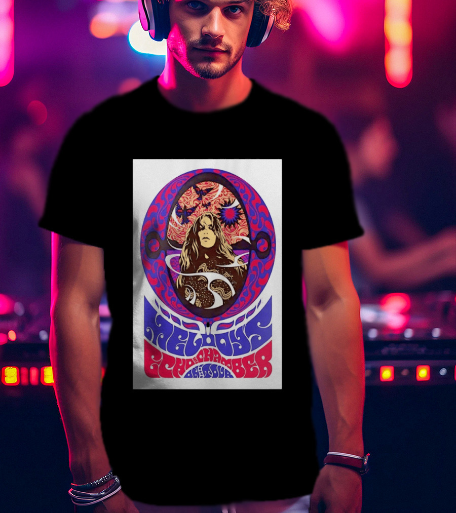 Melody's Echo Chamber 2026 EU UK Tour Psychedelic T-Shirt