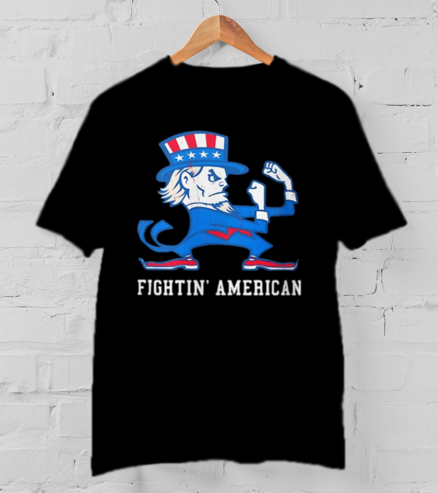 Uncle Sam Fightin' American Patriotic Boxing T-Shirt