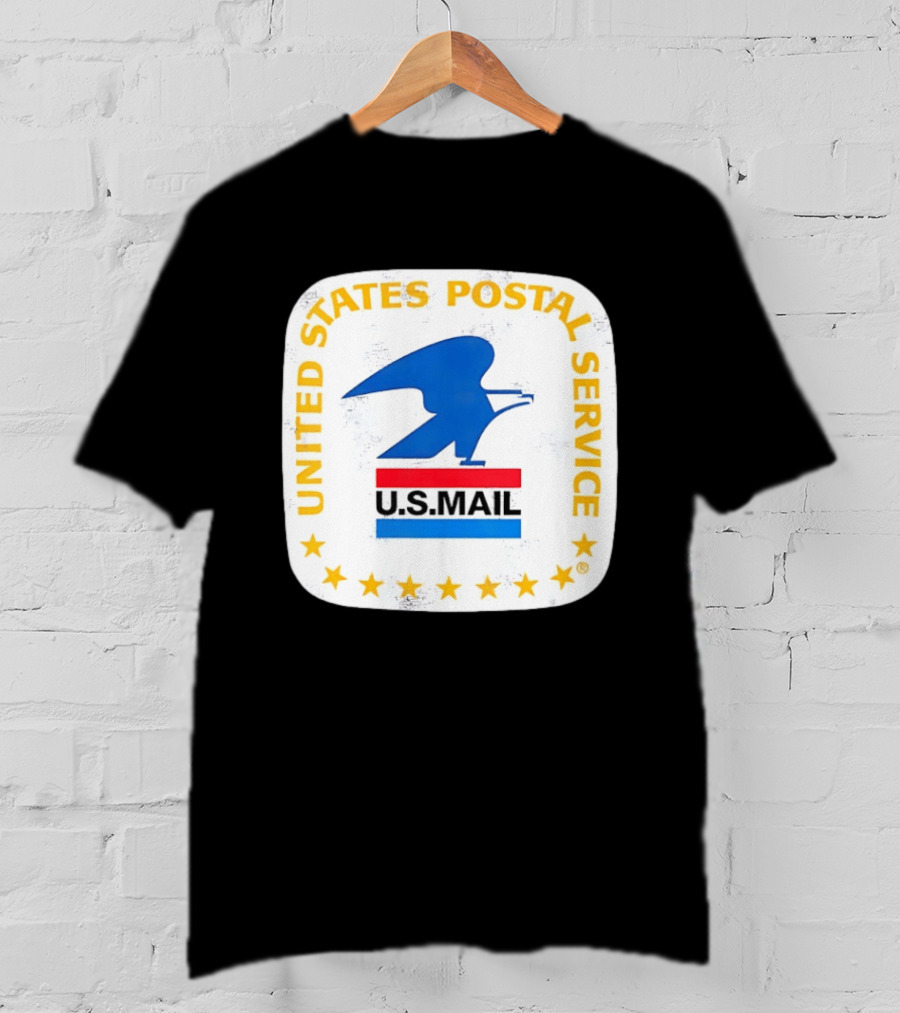 United States Postal Service US Mail Eagle Icon Vintage Look T-Shirt