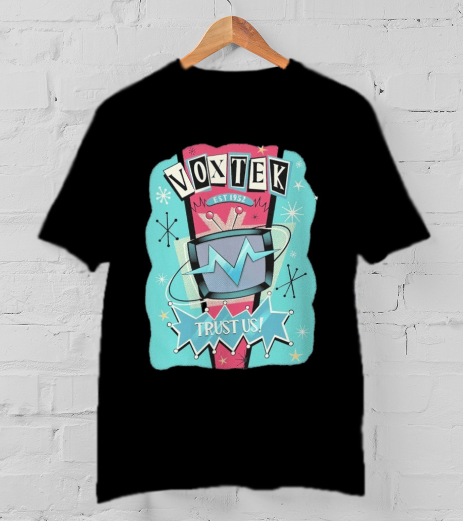 VoxTek Trust Us Retro 1952 Style With Television T-Shirt