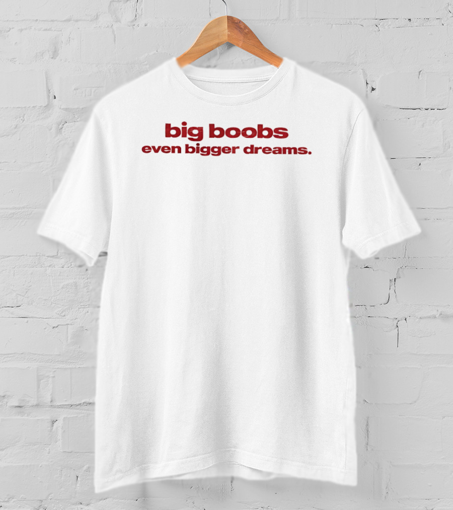 Big Boobs Even Bigger Dreams T-Shirt