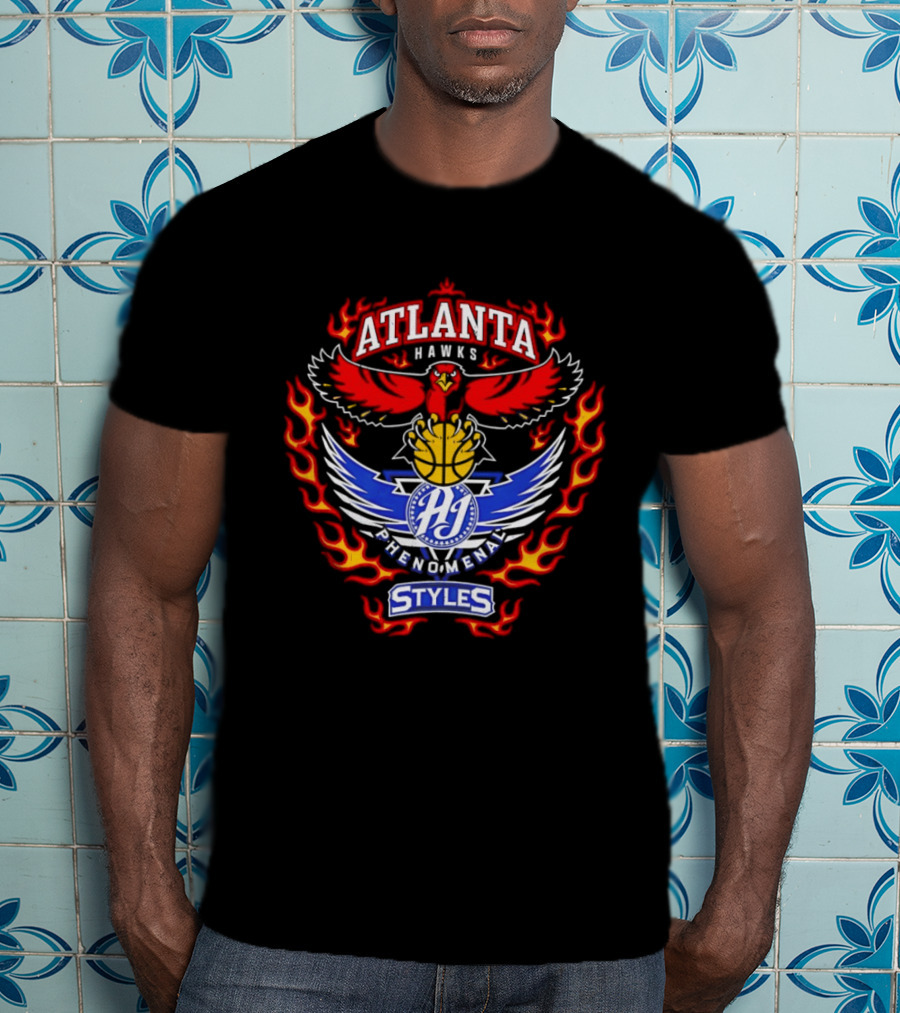 AJ Styles Phenomenal Atlanta Hawks T-Shirt