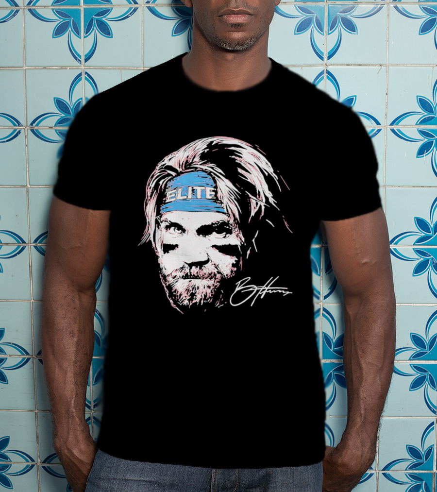 Bryce Harper Elite Iconic Philadelphia Baseball Legend Signature Look T-Shirt