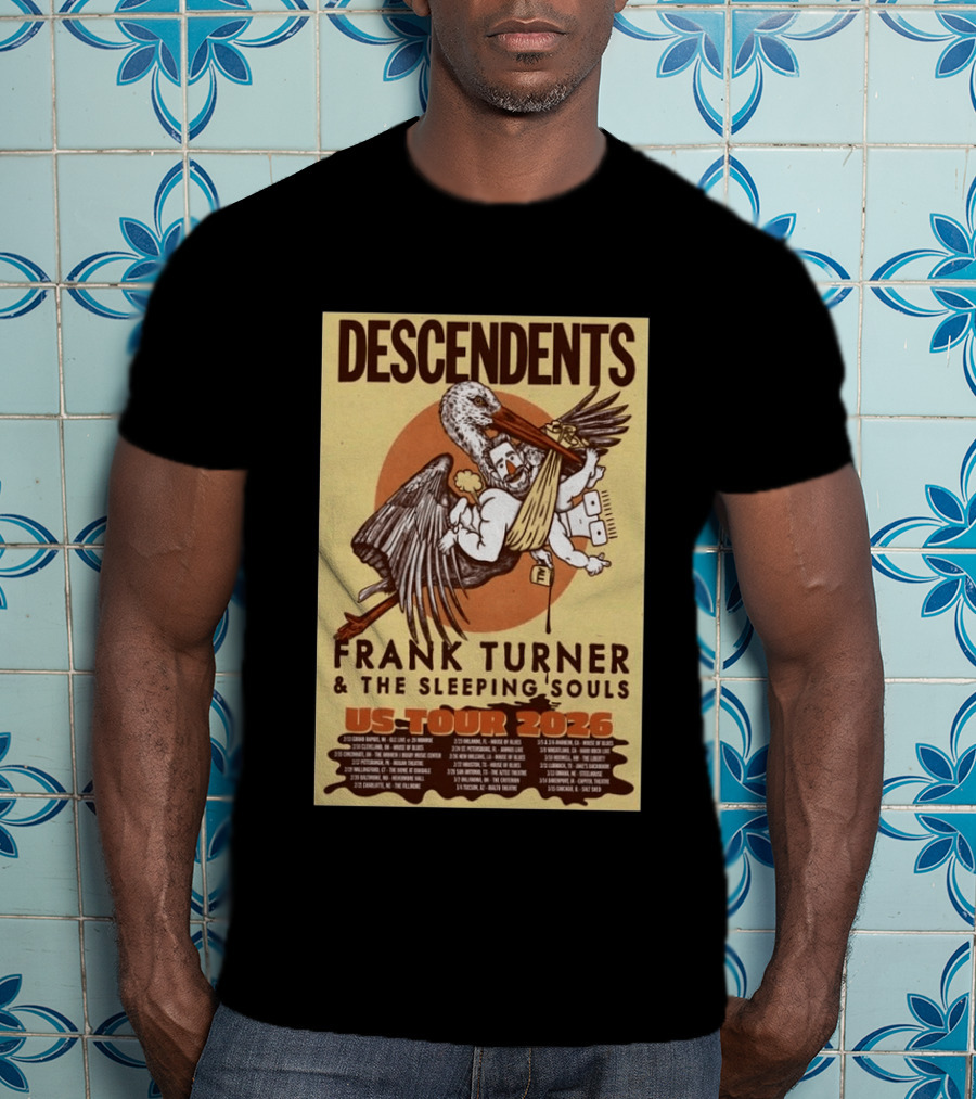 Descendents Frank Turner And The Sleeping Souls US Tour 2026 T-Shirt