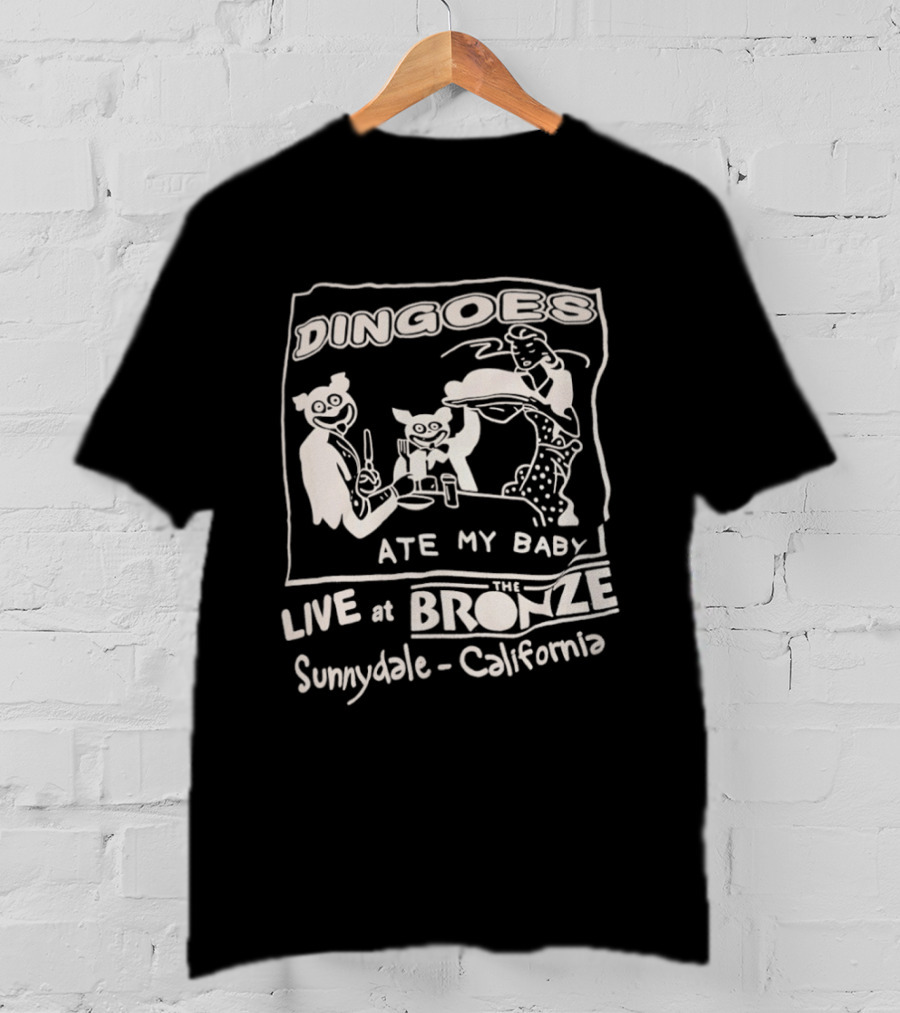 Dingoes Ate My Baby Concert At The Bronze Sunnydale California T-Shirt
