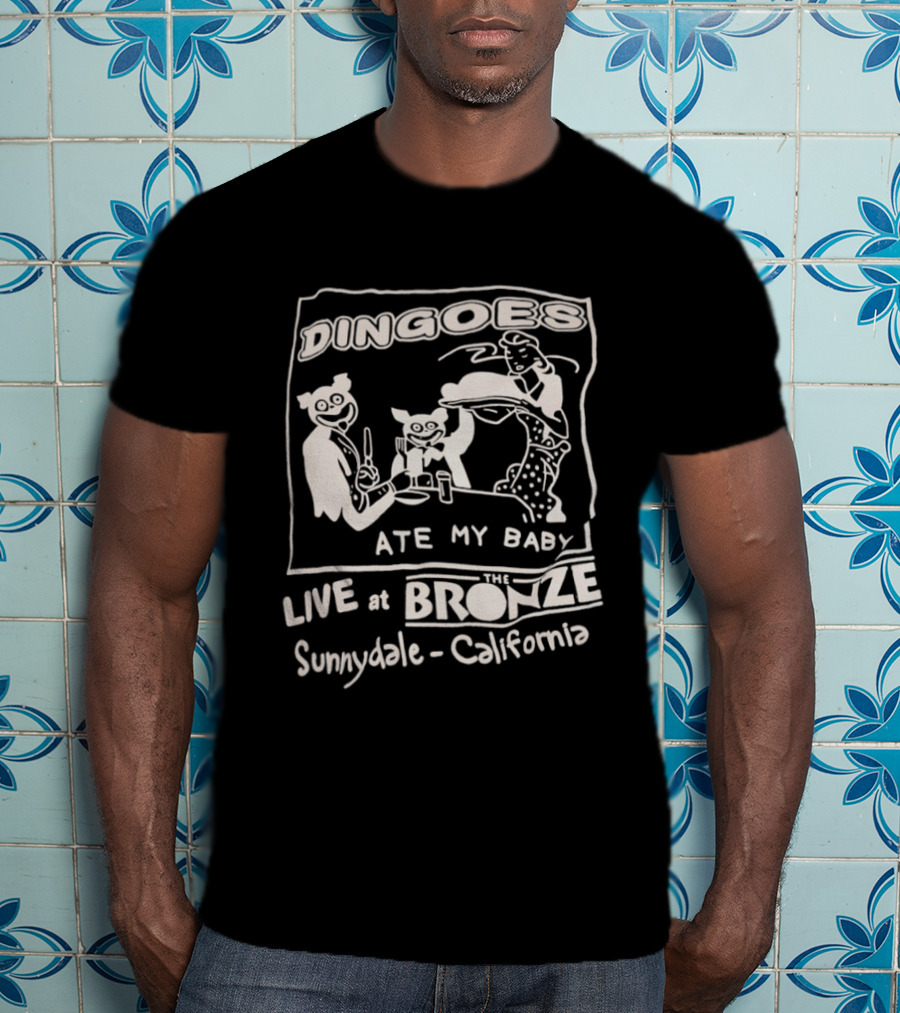 Dingoes Ate My Baby Concert At The Bronze Sunnydale California T-Shirt