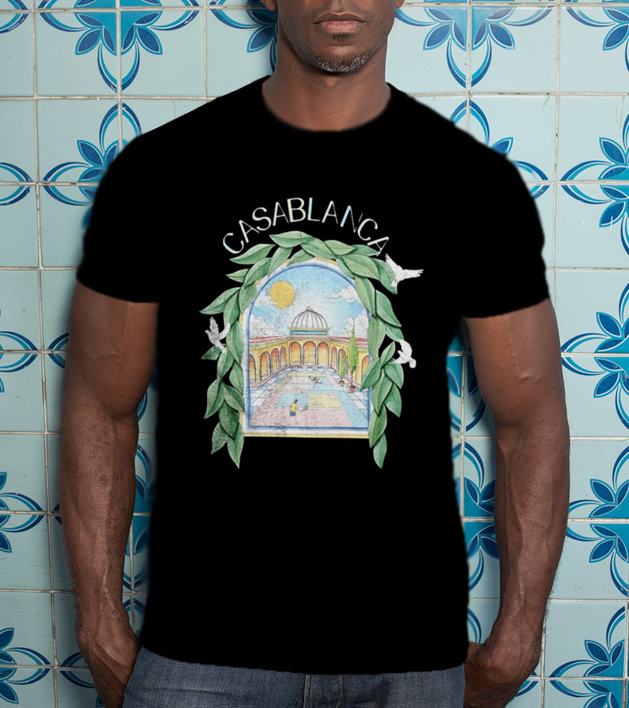 Casablanca L'Arche De Tennis Courtyard T-Shirt