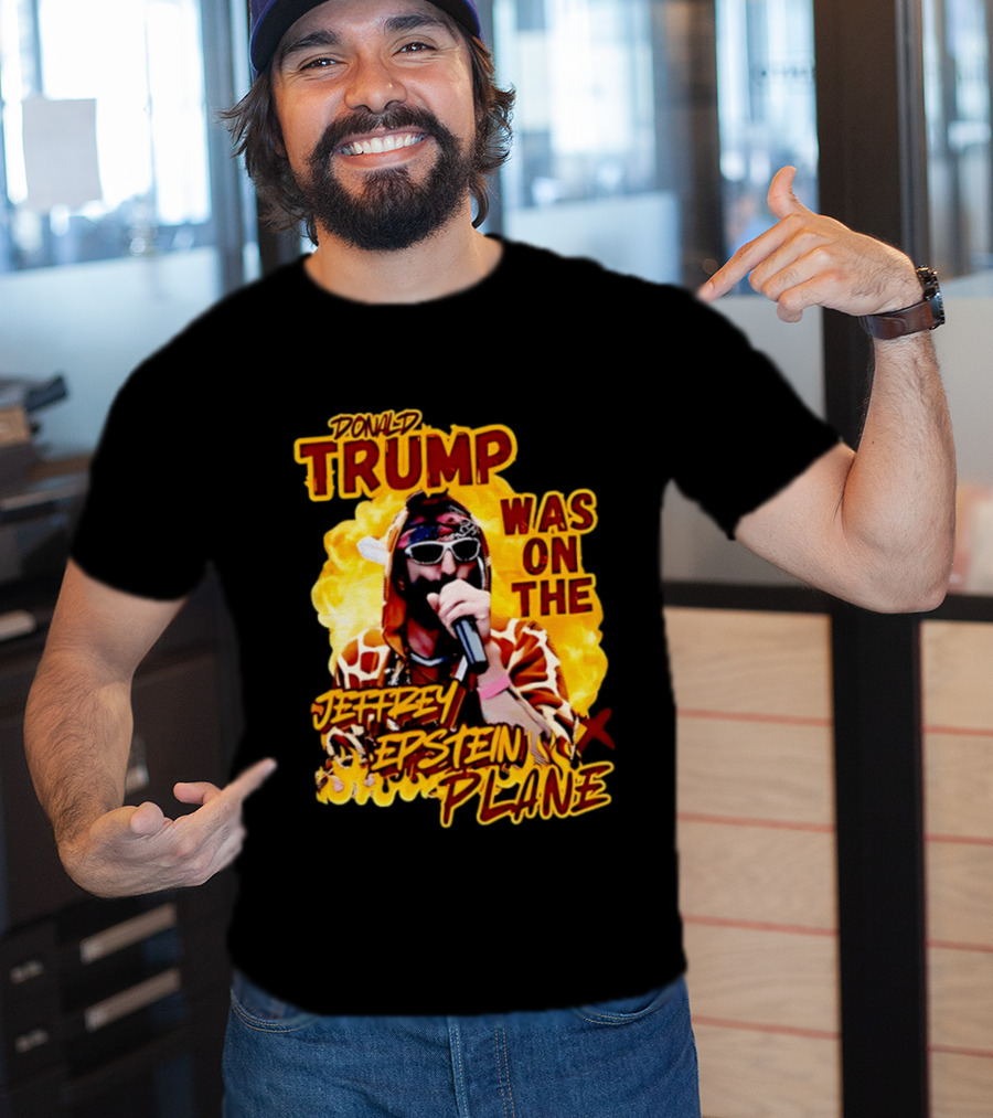 Donald Trump Was On The Jeffrey Epstein Plane Karaoke Costume T-Shirt