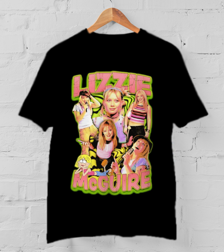 Lizzie McGuire Hilary Duff Disney Channel Iconic 2000s Cartoon Show T-Shirt