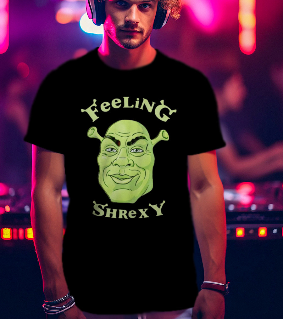 Feeling Shrexy Meme Character Face T-Shirt