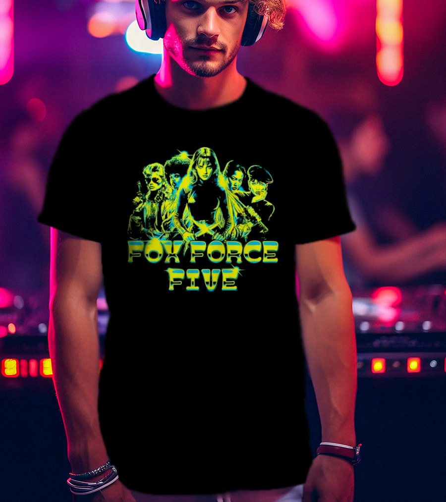 Fox Force Five Pulp Fiction Inspired Team T-Shirt