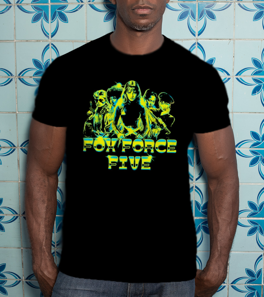 Fox Force Five Pulp Fiction Inspired Team T-Shirt