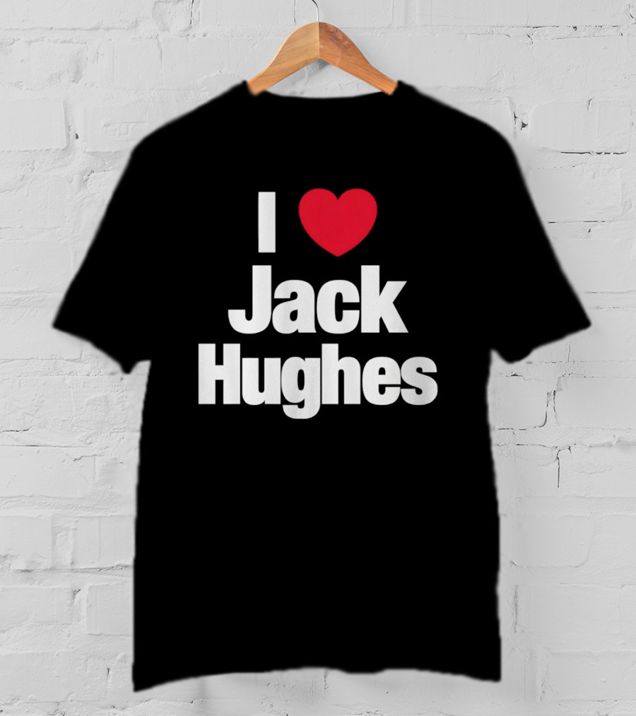 I Love Jack Hughes USA Hockey American Olympic T-Shirt