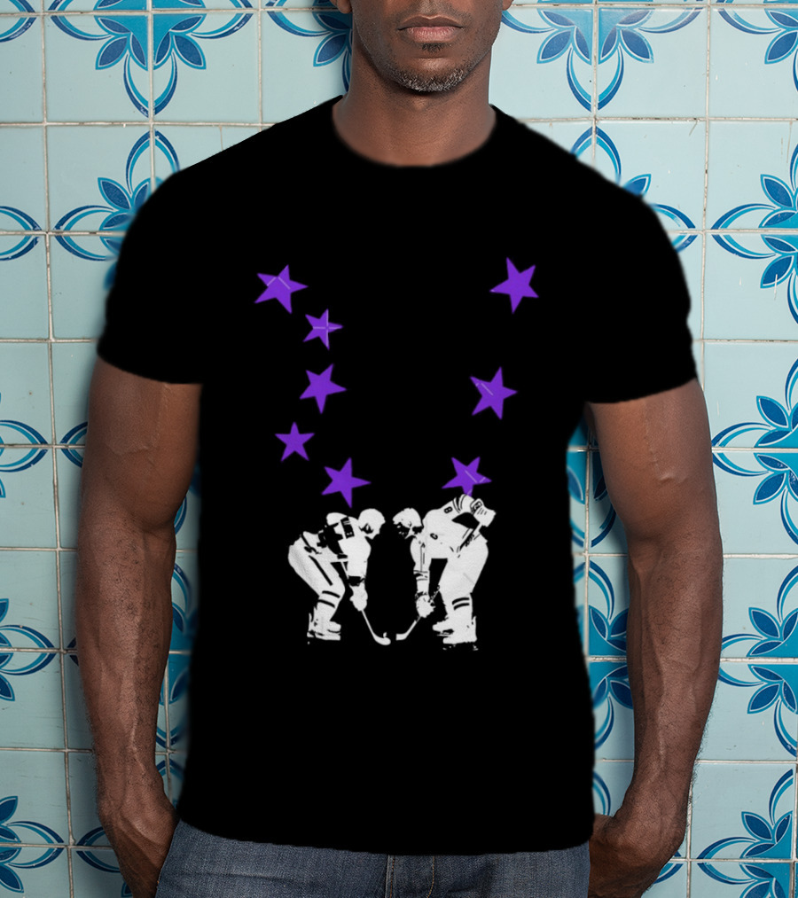 Ilya Rozanov Shane Hollander Rivalry Stars Hockey Romance Players Purple Stars T-Shirt